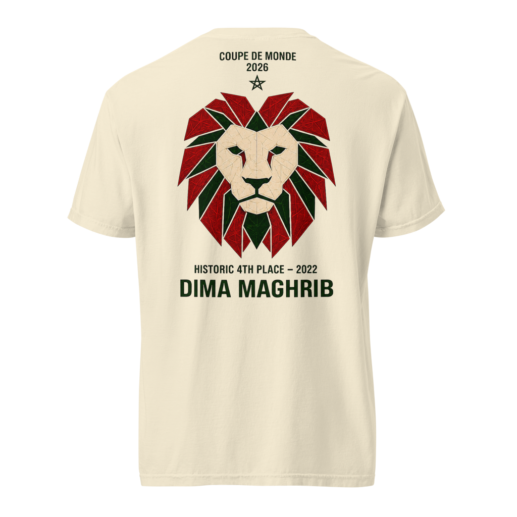 Morocco Atlas Lions Heavyweight T-shirt – DROP 001