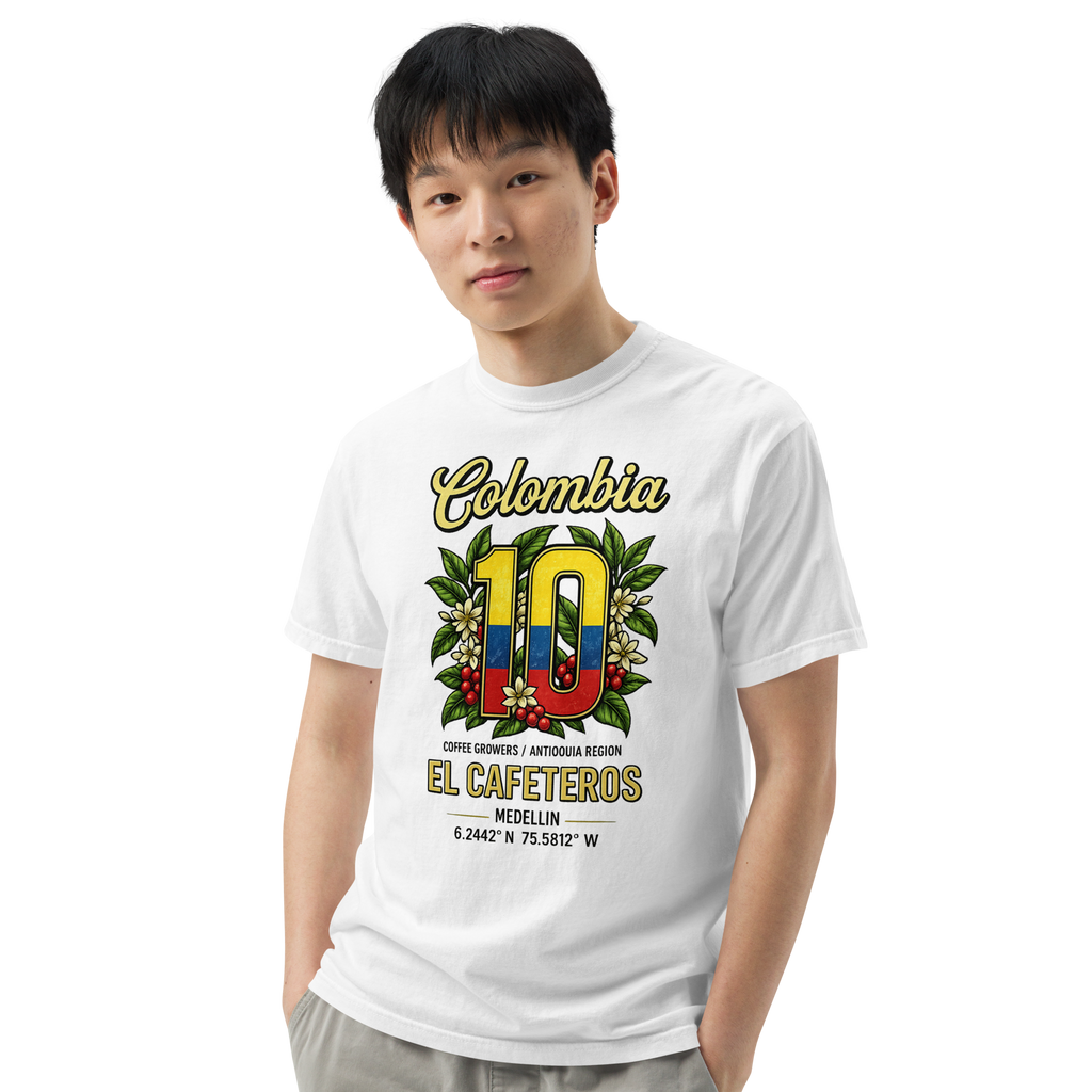 Colombia Los Cafeteros Heavyweight T-shirt – DROP 001