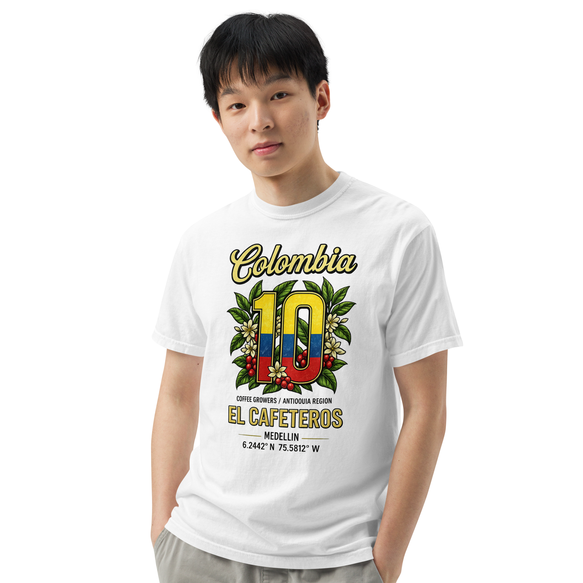 Colombia Los Cafeteros Heavyweight T-shirt – DROP 001
