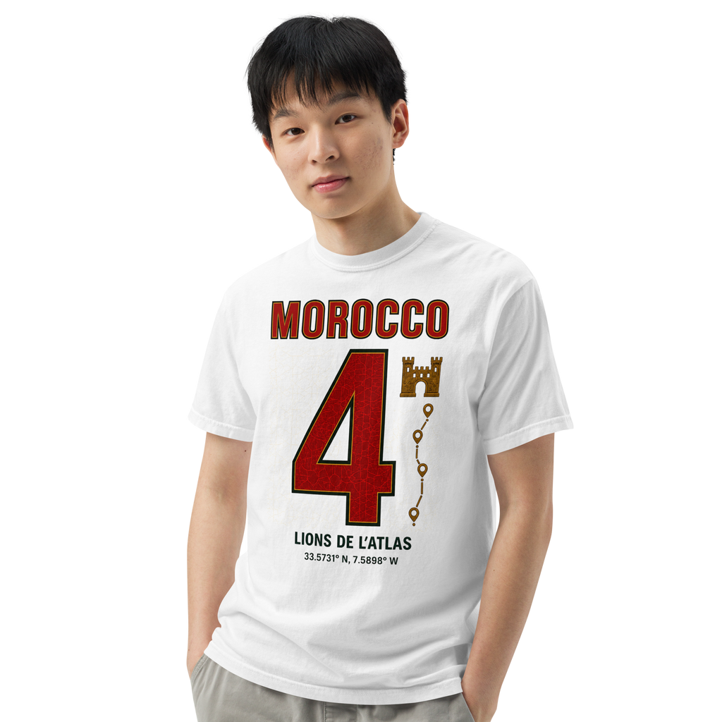 Morocco Atlas Lions Heavyweight T-shirt – DROP 001